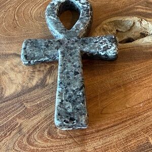 Natural Crystal Ankh Cross | Ancient Egyptian Symbol of Life